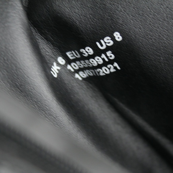 Chunky Platform Boots Goth Industrial Rave Club Kid Vegan Faux Leather Shoes 8 - Picture 11 of 11